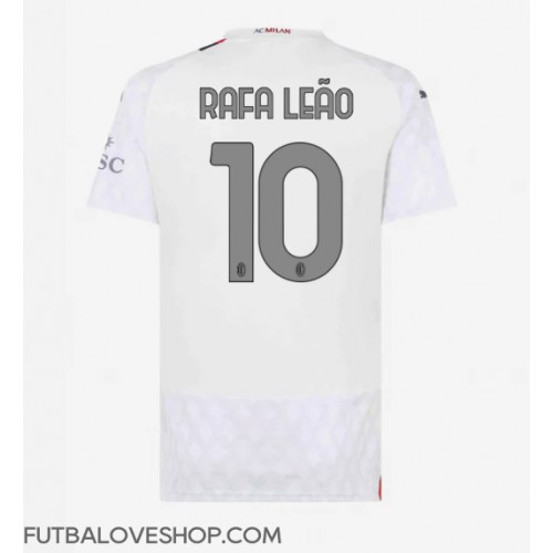 Dres AC Milan Rafael Leao #10 Preč pre Ženy 2023-24 Krátky Rukáv